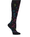 Compression Trouser Butterfly  in Medical Symbols Black